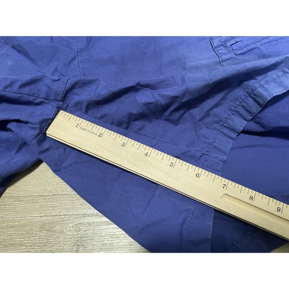 VTG Columbia Mesh Lined Drawstring 7"Cargo Shorts Mens Sz L Swim Trunks Blue - Picture 5 of 8